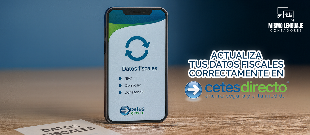 Actualizar datos en CETES directo