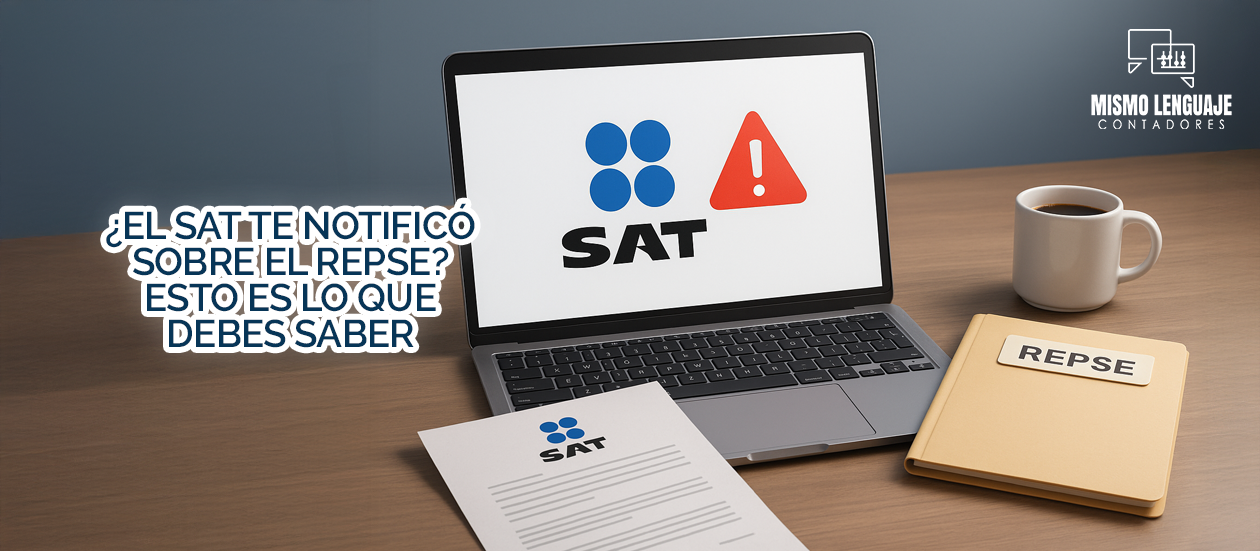 Notificación del SAT sobe REPSE