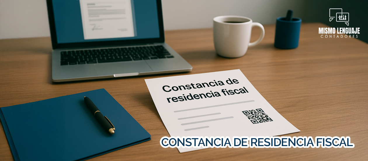 Constancia de residencia fiscal
