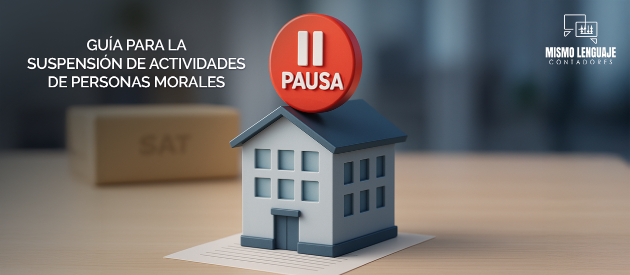 Guía para tramitar la suspensión de actividades de unas empresa o persona moral.