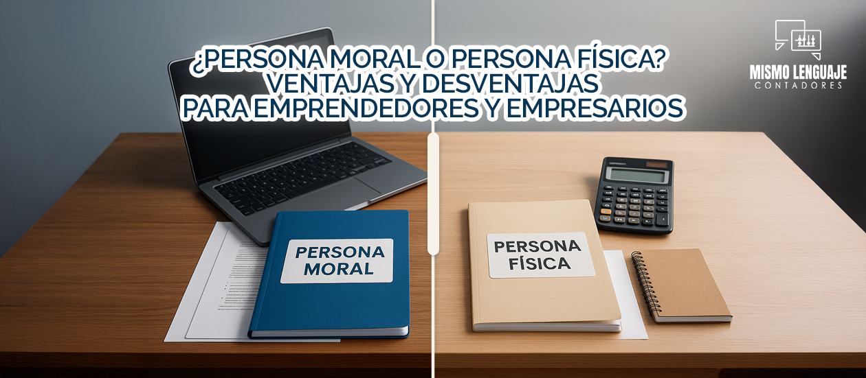 Persona física o moral. Ventajas y desventajas